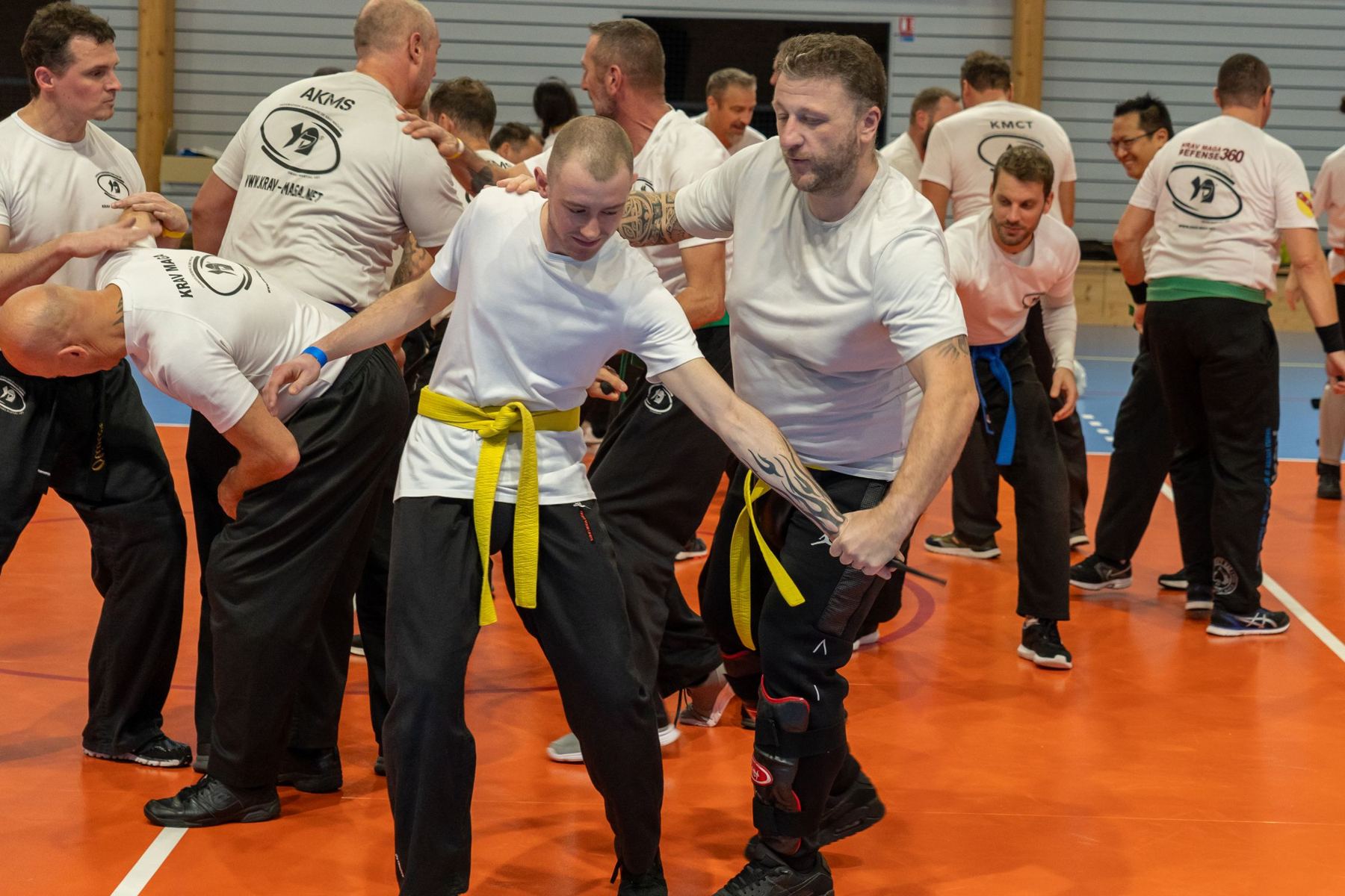 Défense contre saisie lors du stage de Krav Maga de Terville